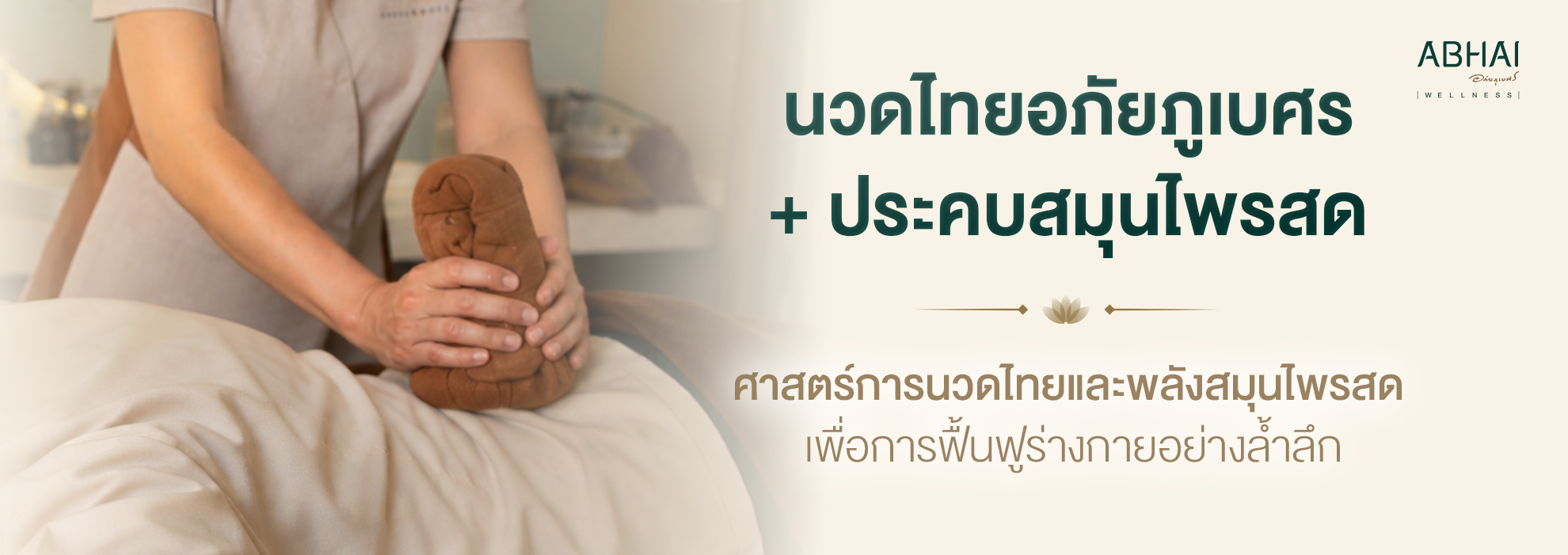 นวดไทยอภัยภูเบศร+ประคบ